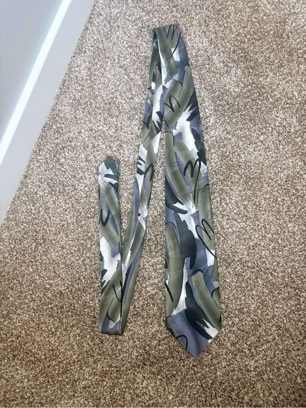 J. Garcia Abstract “floating planes” limited edition Olive, Gray, Black